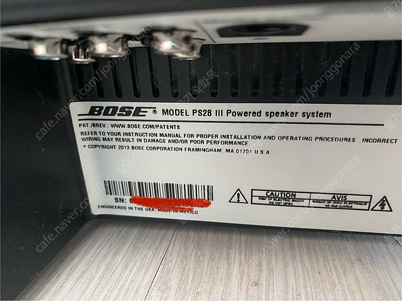 BOSS-PS28 lll powerd speaker system