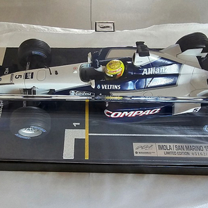 핫 휠 1/18 빅스케일 WILLIAMS F1 TEAM IMOLA / SAN MARINO 타미야 반다이 경주 자동차 다이캐스트