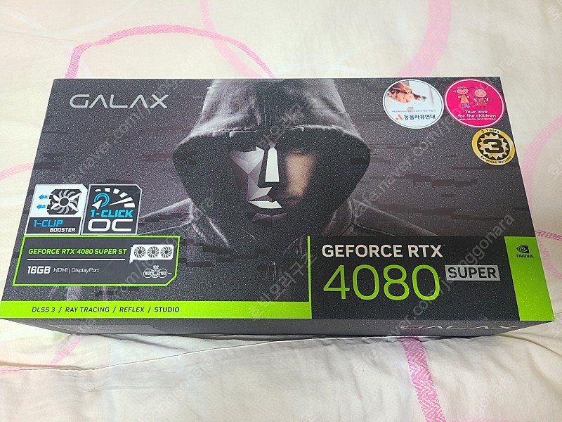 갤럭시 GALAX 지포스 RTX 4080 SUPER ST D6X 16GB 판매합니다.