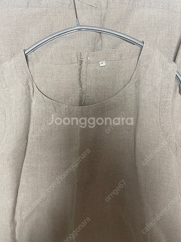 무인양품 린넨 원피스--4