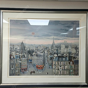 미셸 들라크루아(Michel Delacroix) Paris with Balloon & Landmarks