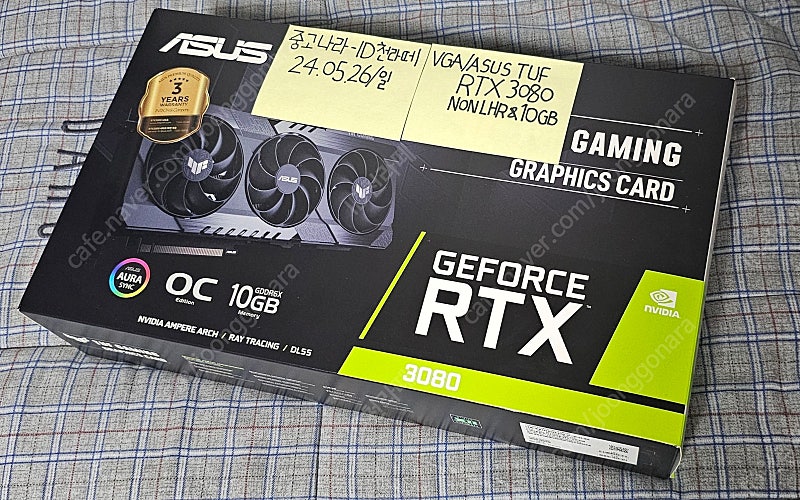 "ASUS TUF RTX3080 10GB" 판매~