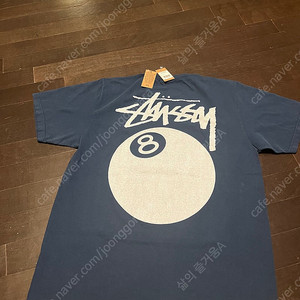 M 스투시 8볼 피그먼트 다이드 반팔 (네이비) (미개봉) (새상품) (Stussy 8 Ball Pigment Dyed T-Shirt Navy)