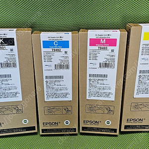 EPSON 잉크팩 T9501 T9494 T9493 T9492 4색 세트 WF-C5290 WF-C5790 판매