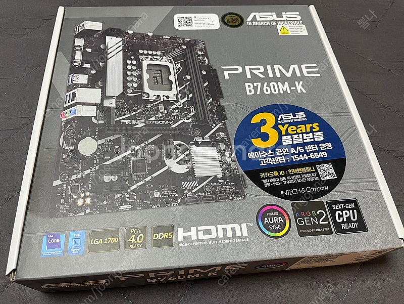 ASUS PRIME B760M 메인보드 미개봉--0