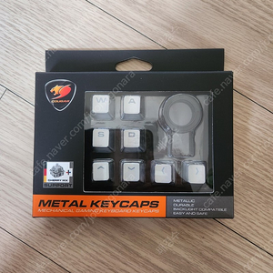 쿠거 메탈 키캡 알루미늄 COUGAR Metal Keycaps