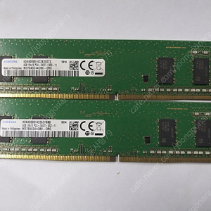 삼성전자 DDR4 4G 19200(PC4-2400T)2개