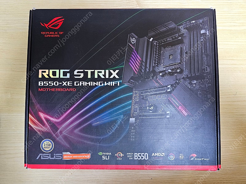 ASUS ROG STRIX B550-XE GAMING WIFI 메인보드 팝니다