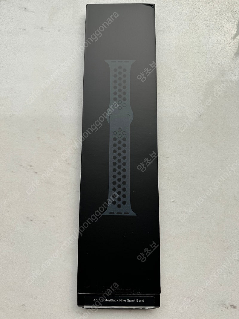 애플 정품 워치 38/40/41mm 용 나이키 스포츠밴드 Anthracite/Black