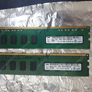 데스크탑PC용 메모리 삼성 PC3-10600U 양면16칩 4GB 2개