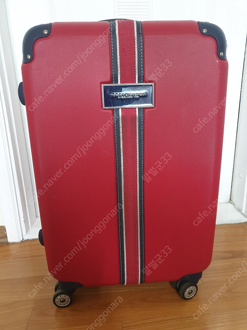 TOMMY HILFIGER 여행용 가방 캐리어 (빨강) (자물쇠)