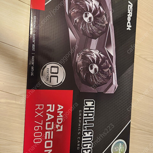 라데온 rx7600 challenger 8gb(미개봉)팝니다