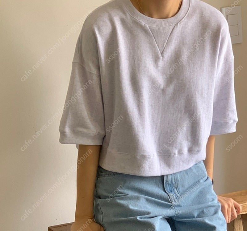 리우리우 LW하프맨투맨티셔츠