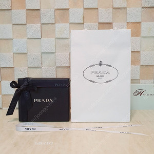 [정품]프라다 쇼핑백+박스+리본 풀구성품,프라다 종이백,프라다 종이가방