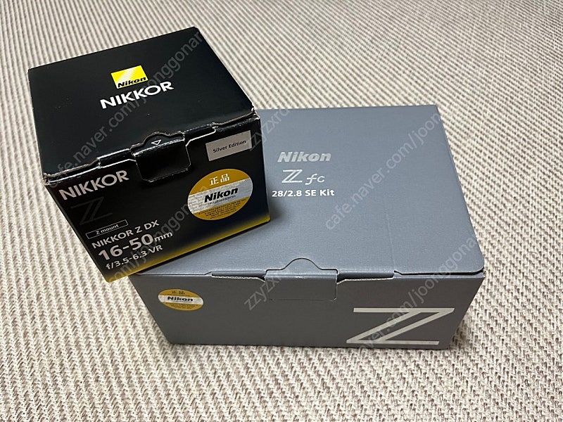 니콘 zfc 28mm kit + zdx 16-50mm렌즈