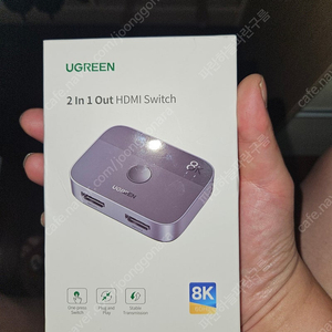 유그린 ugreen 2in1out hdmi 선택기 판매합니다