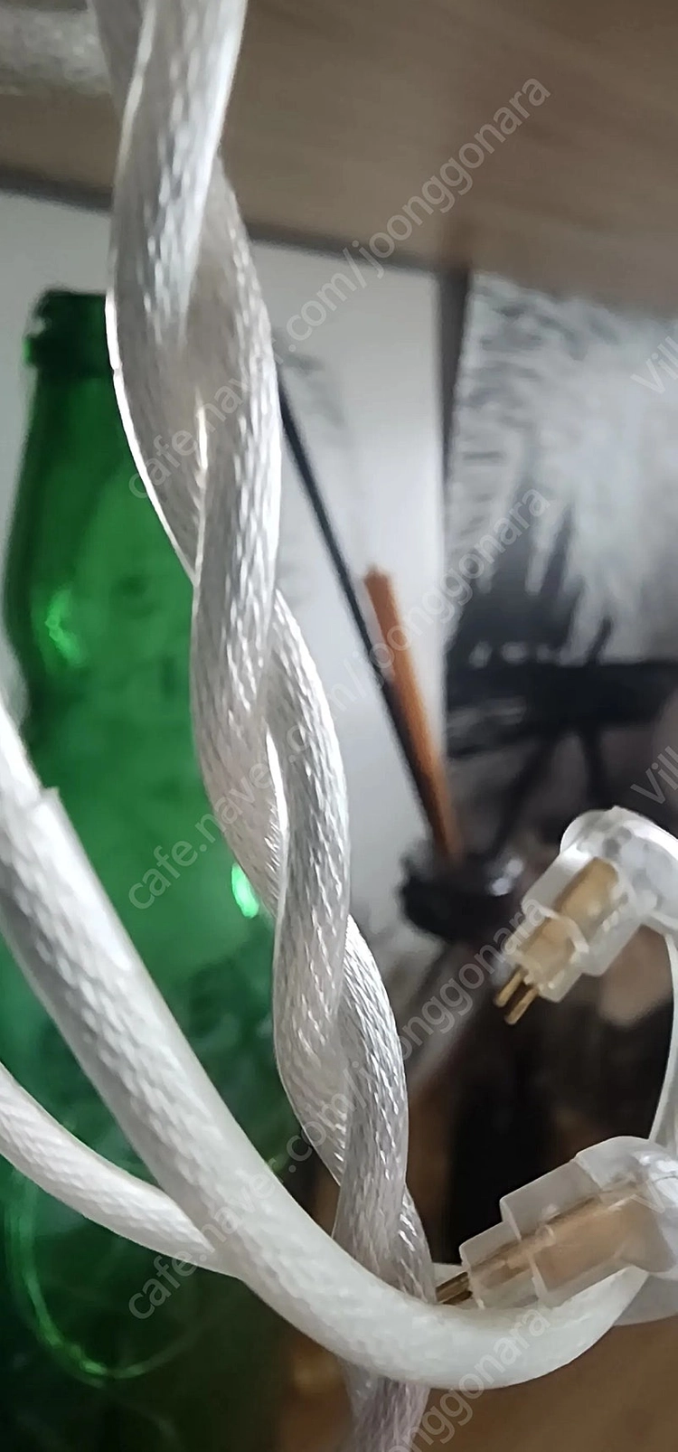 2핀 3.5 이어폰 케이블 판매합니다. 이미지