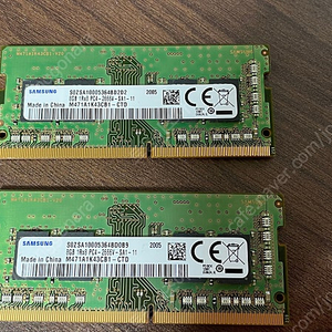 [RAM/판매] 노트북용 삼성 DDR4 8GB PC4-21300 2666V 2만원