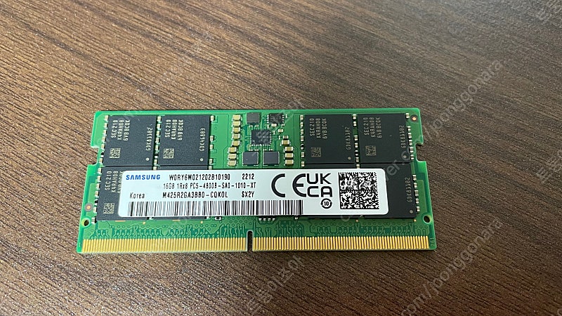 [RAM/판매] 노트북용 삼성 DDR5 16GB PC5-4800 5만원