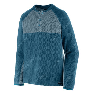파타고니아 R1 에어 헨리넥 긴팔셔츠 블루색상 M사이즈 판매합니다.