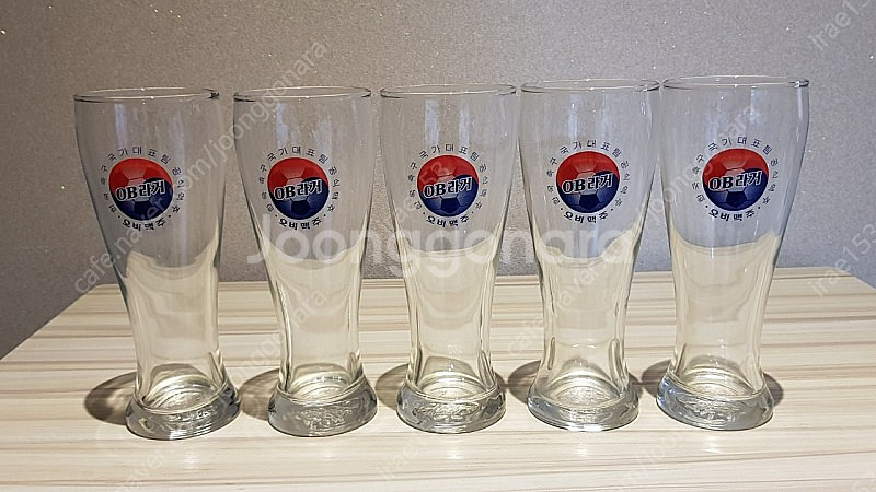 한국축구 국가대표팀 공식맥주 OB라거잔--0