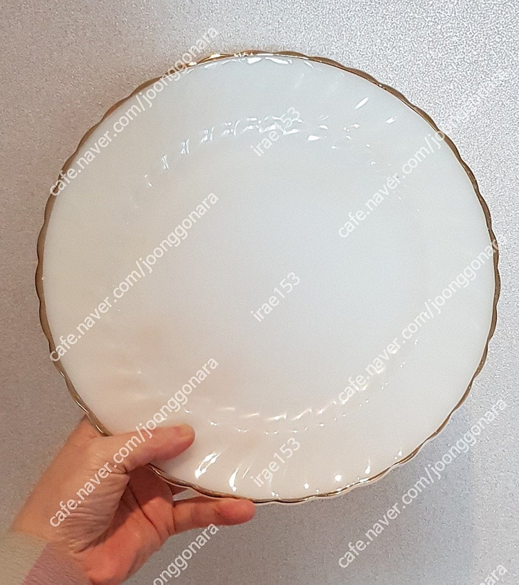 빈티지/앵커호킹밀크글라스접시 25.5cm 이미지