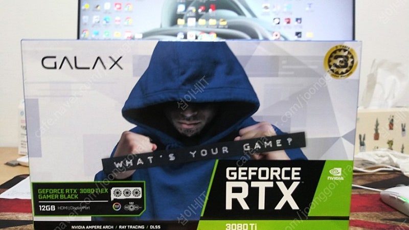 [판매]갤럭시 RTX 3080Ti EX 블랙 D6X 12G OC/풀박스