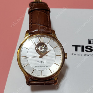 TISSOT 티쏘 트레디션 오픈하트 오토매틱 시계 판매합니다