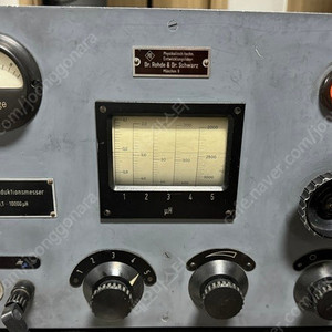 1940년대 골동품 독일 로데 슈바르츠 LRH 진공관 인덕터 측정기 계측기 Rohde & Schwarz