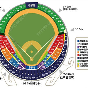 6월1일 두산 vs 엘지 1루 오렌지 응원석 2연석 양도합니다