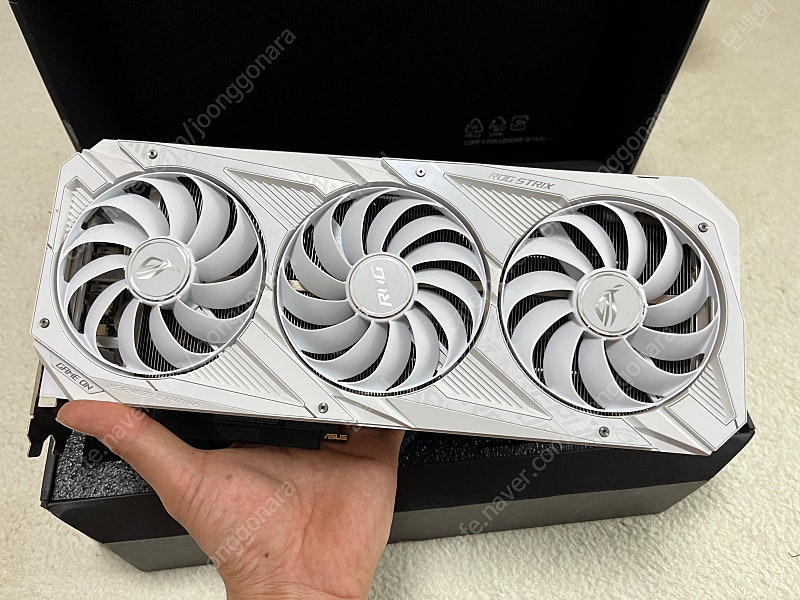 RTX3080 strix white 화이트스트릭스