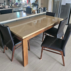 리바트 6인 테이블(식탁) + 의자 4개