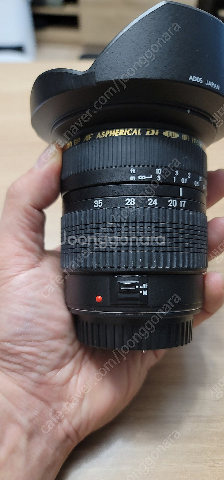 캐논 마운트 탐론 광각 17-35 z3000버전--1