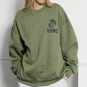 미해병대 usmc sweatshirt 스웻셔츠 맨투맨 크루넥 새상품