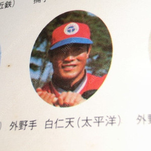 1975년 희귀한 일본 퍼시픽,센트럴 리그 베스트선수(왕정치,백인천)외 선수 사진이 들어간 야구 비닐(3 x12장)카드앨범 팝니다