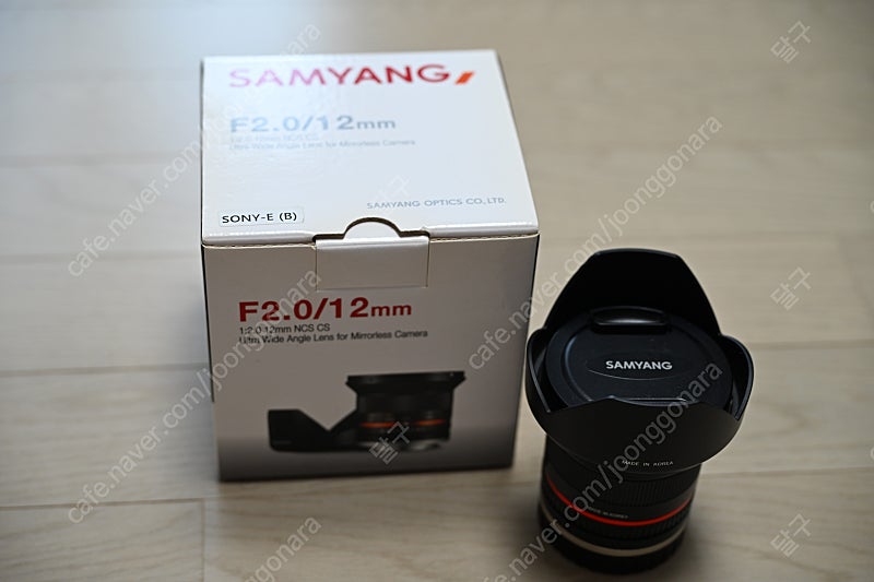 삼양 12mm F2.0 소니e마운트 광각렌즈 MF