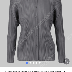 PLEATS PLEASE ISSEY MIYAKE Basics Shirt - Gray 회색(앤틱실버) 005 1개