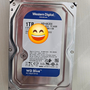 WD blue HDD 1TB 새상품 판매해요