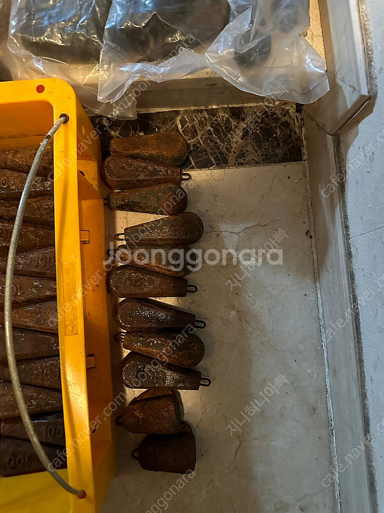 침선 채비 100호 봉돌 2단 채비 3단채비 외바늘--5