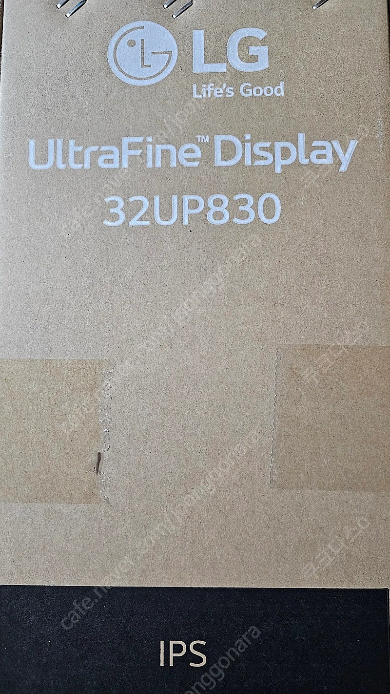 (미개봉) LG 32인치 모니터 32UP830 4K UHD 팝니다.