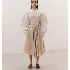 쏭스튜디오 RAGLAN SHOULDER BLOUSE, PINK BEIGE SKIRT set