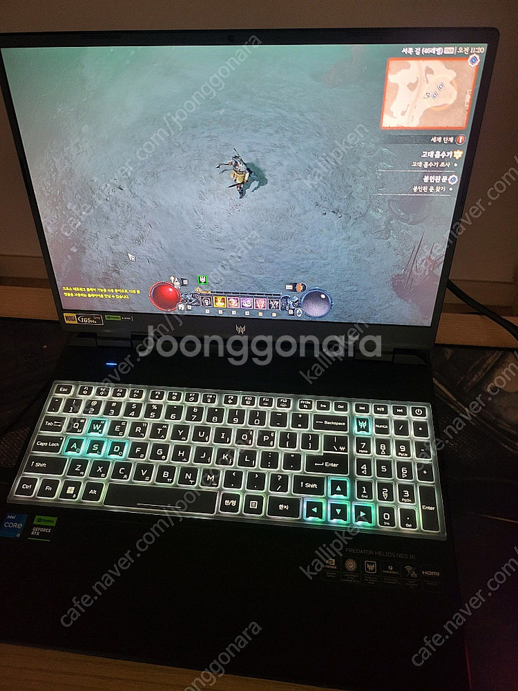 SSS급 풀박스 프레데터 게이밍 노트북 판매합니다. 헬...--5