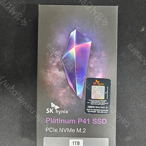 [미개봉 새상품 M.2 SSD] SK하이닉스 Platinum P41 M.2 NVMe (1TB) 팝니다 :)