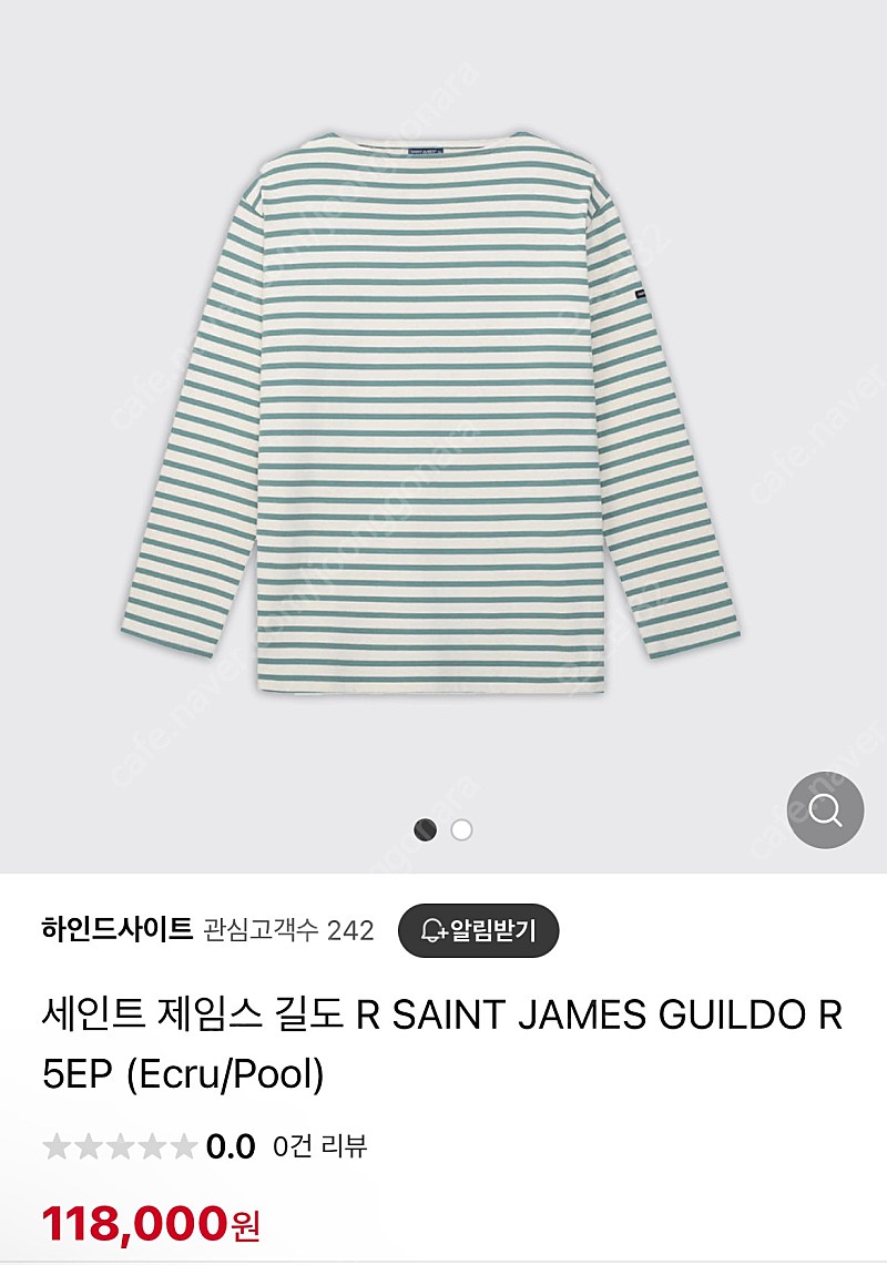 세인트제임스 길도 T4 길도 R SAINT JAMES GUILDO R 5EP (Ecru/Pool)