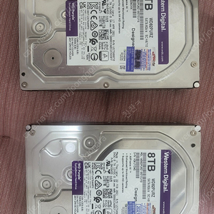 WD PURPLE 8TB HDD 2개 판매합니다.