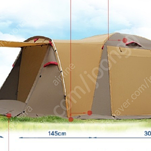 텐트 캠프타운 알라모 500 7-8인용
