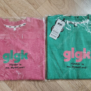 GLGK 먼슬리 티셔츠 그린150 레드140