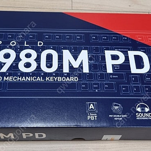 레오폴드 기계식 키보드 FC980M PD 화이트 블루스타 영문 백축(클리어축) 팝니다