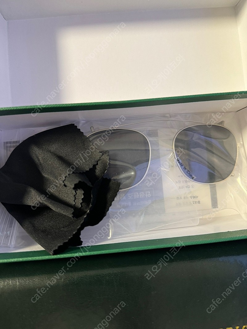 BETHEL (BLACK) 3 size 블루라이트 차단 안경 CLIP-ON 선글라스 뿔테 (라지)
