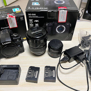 루믹스 G95+파나라이카 15mm 1.7+올림 12-40 2.8 pro 판매합니다